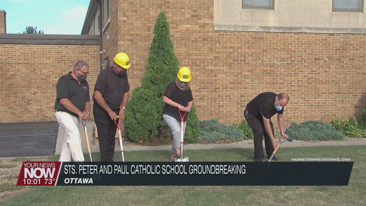 Sts. Peter & Paul Catholic School holds groundbreaking ceremony for new building